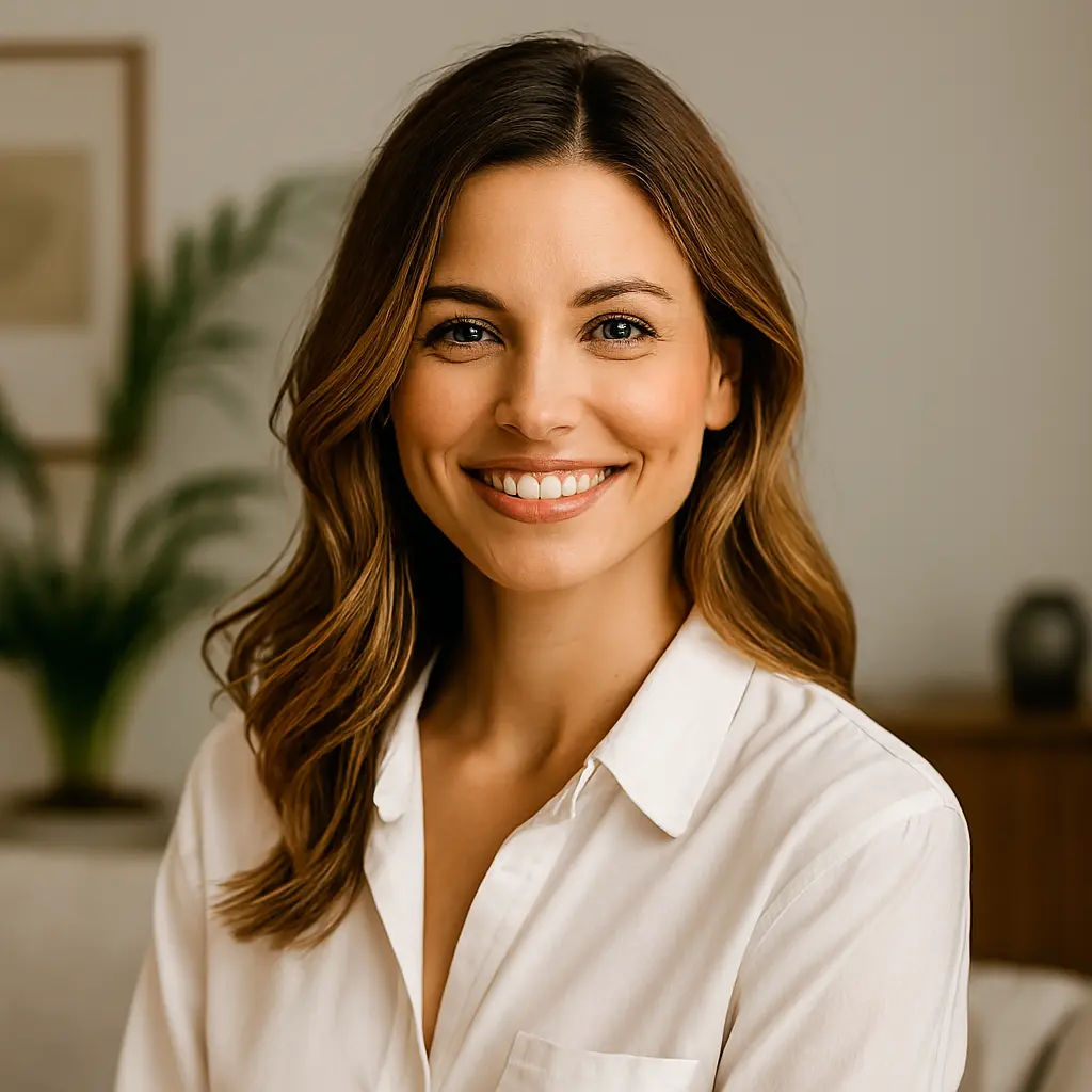 Camila sorrindo em parque