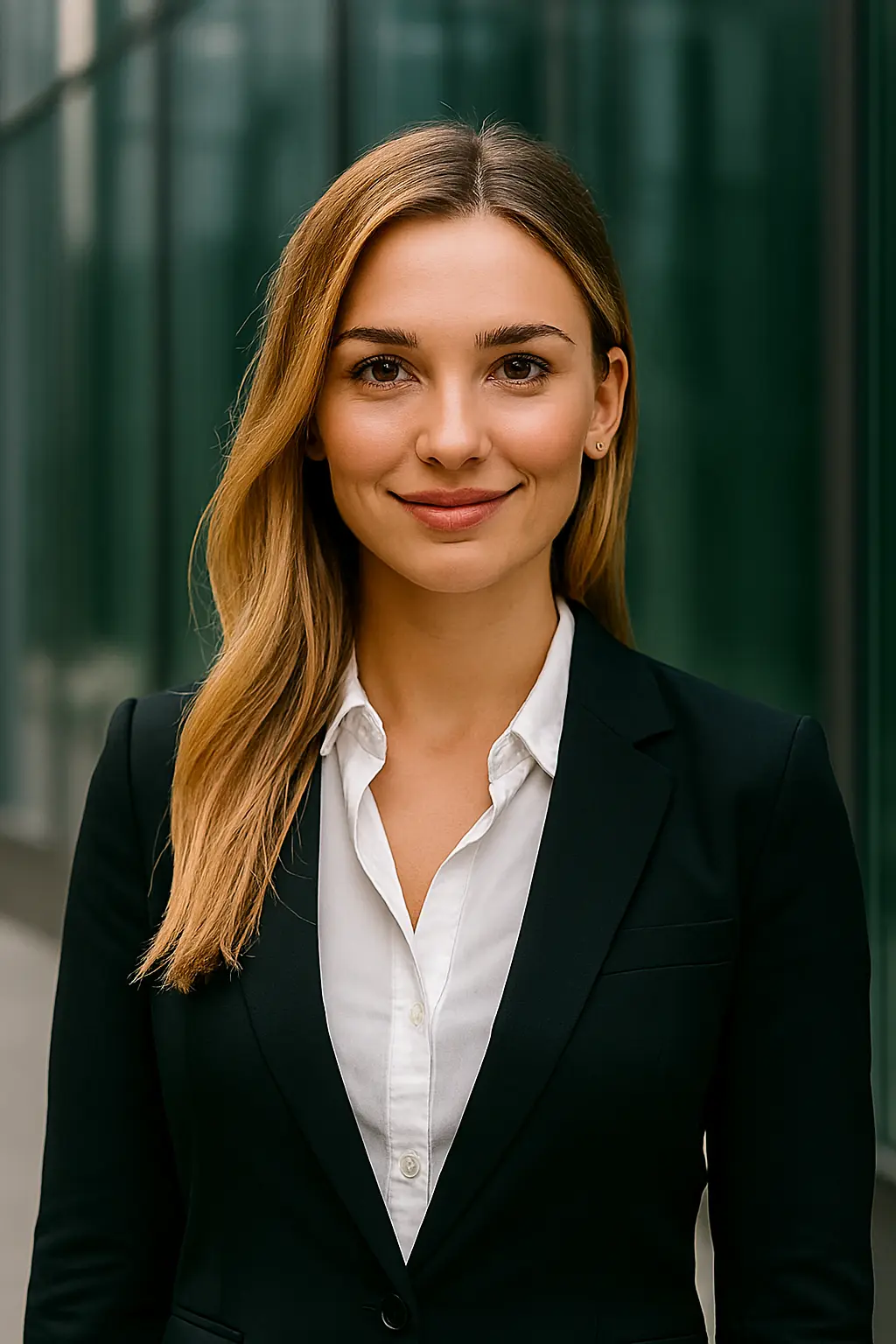 Victoria sorrindo em casa